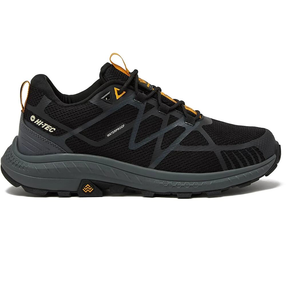 Hi-Tec Men's Mauna Hiking Shoes Black/Dark Grey Men Size 9.5